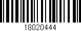 Código de barras (EAN, GTIN, SKU, ISBN): '18020444'
