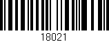 Código de barras (EAN, GTIN, SKU, ISBN): '18021'