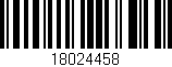 Código de barras (EAN, GTIN, SKU, ISBN): '18024458'
