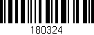 Código de barras (EAN, GTIN, SKU, ISBN): '180324'