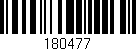 Código de barras (EAN, GTIN, SKU, ISBN): '180477'