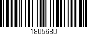 Código de barras (EAN, GTIN, SKU, ISBN): '1805680'
