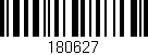 Código de barras (EAN, GTIN, SKU, ISBN): '180627'