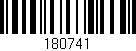 Código de barras (EAN, GTIN, SKU, ISBN): '180741'