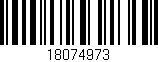 Código de barras (EAN, GTIN, SKU, ISBN): '18074973'