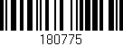 Código de barras (EAN, GTIN, SKU, ISBN): '180775'