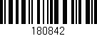 Código de barras (EAN, GTIN, SKU, ISBN): '180842'