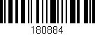 Código de barras (EAN, GTIN, SKU, ISBN): '180884'