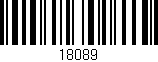 Código de barras (EAN, GTIN, SKU, ISBN): '18089'