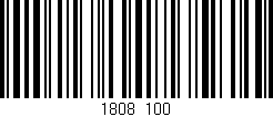 Código de barras (EAN, GTIN, SKU, ISBN): '1808/100'