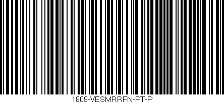 Código de barras (EAN, GTIN, SKU, ISBN): '1809-VESMRRFN-PT-P'