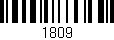 Código de barras (EAN, GTIN, SKU, ISBN): '1809'