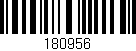 Código de barras (EAN, GTIN, SKU, ISBN): '180956'