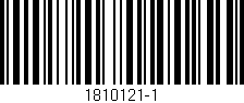 Código de barras (EAN, GTIN, SKU, ISBN): '1810121-1'