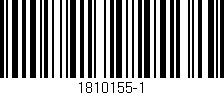 Código de barras (EAN, GTIN, SKU, ISBN): '1810155-1'