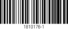 Código de barras (EAN, GTIN, SKU, ISBN): '1810176-1'