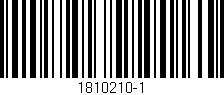 Código de barras (EAN, GTIN, SKU, ISBN): '1810210-1'