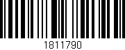 Código de barras (EAN, GTIN, SKU, ISBN): '1811790'