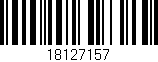 Código de barras (EAN, GTIN, SKU, ISBN): '18127157'