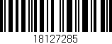 Código de barras (EAN, GTIN, SKU, ISBN): '18127285'