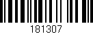 Código de barras (EAN, GTIN, SKU, ISBN): '181307'