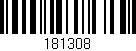 Código de barras (EAN, GTIN, SKU, ISBN): '181308'
