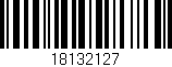 Código de barras (EAN, GTIN, SKU, ISBN): '18132127'