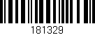 Código de barras (EAN, GTIN, SKU, ISBN): '181329'
