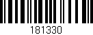 Código de barras (EAN, GTIN, SKU, ISBN): '181330'