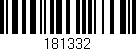 Código de barras (EAN, GTIN, SKU, ISBN): '181332'