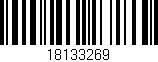 Código de barras (EAN, GTIN, SKU, ISBN): '18133269'