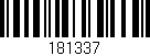 Código de barras (EAN, GTIN, SKU, ISBN): '181337'