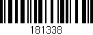 Código de barras (EAN, GTIN, SKU, ISBN): '181338'