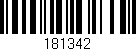 Código de barras (EAN, GTIN, SKU, ISBN): '181342'