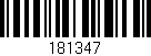 Código de barras (EAN, GTIN, SKU, ISBN): '181347'