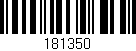 Código de barras (EAN, GTIN, SKU, ISBN): '181350'