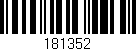 Código de barras (EAN, GTIN, SKU, ISBN): '181352'