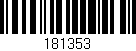 Código de barras (EAN, GTIN, SKU, ISBN): '181353'