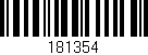 Código de barras (EAN, GTIN, SKU, ISBN): '181354'