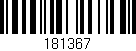 Código de barras (EAN, GTIN, SKU, ISBN): '181367'