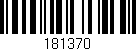 Código de barras (EAN, GTIN, SKU, ISBN): '181370'