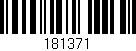 Código de barras (EAN, GTIN, SKU, ISBN): '181371'