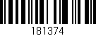Código de barras (EAN, GTIN, SKU, ISBN): '181374'