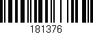 Código de barras (EAN, GTIN, SKU, ISBN): '181376'