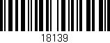 Código de barras (EAN, GTIN, SKU, ISBN): '18139'