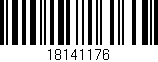 Código de barras (EAN, GTIN, SKU, ISBN): '18141176'