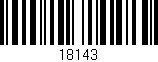 Código de barras (EAN, GTIN, SKU, ISBN): '18143'