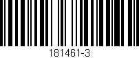 Código de barras (EAN, GTIN, SKU, ISBN): '181461-3'