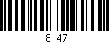 Código de barras (EAN, GTIN, SKU, ISBN): '18147'