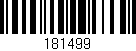 Código de barras (EAN, GTIN, SKU, ISBN): '181499'